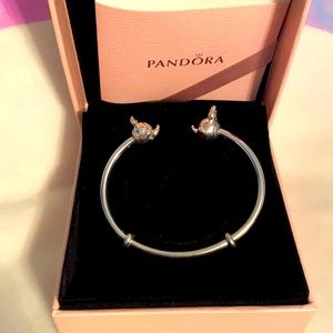 Mickey and Minnie Pandora Open bangle